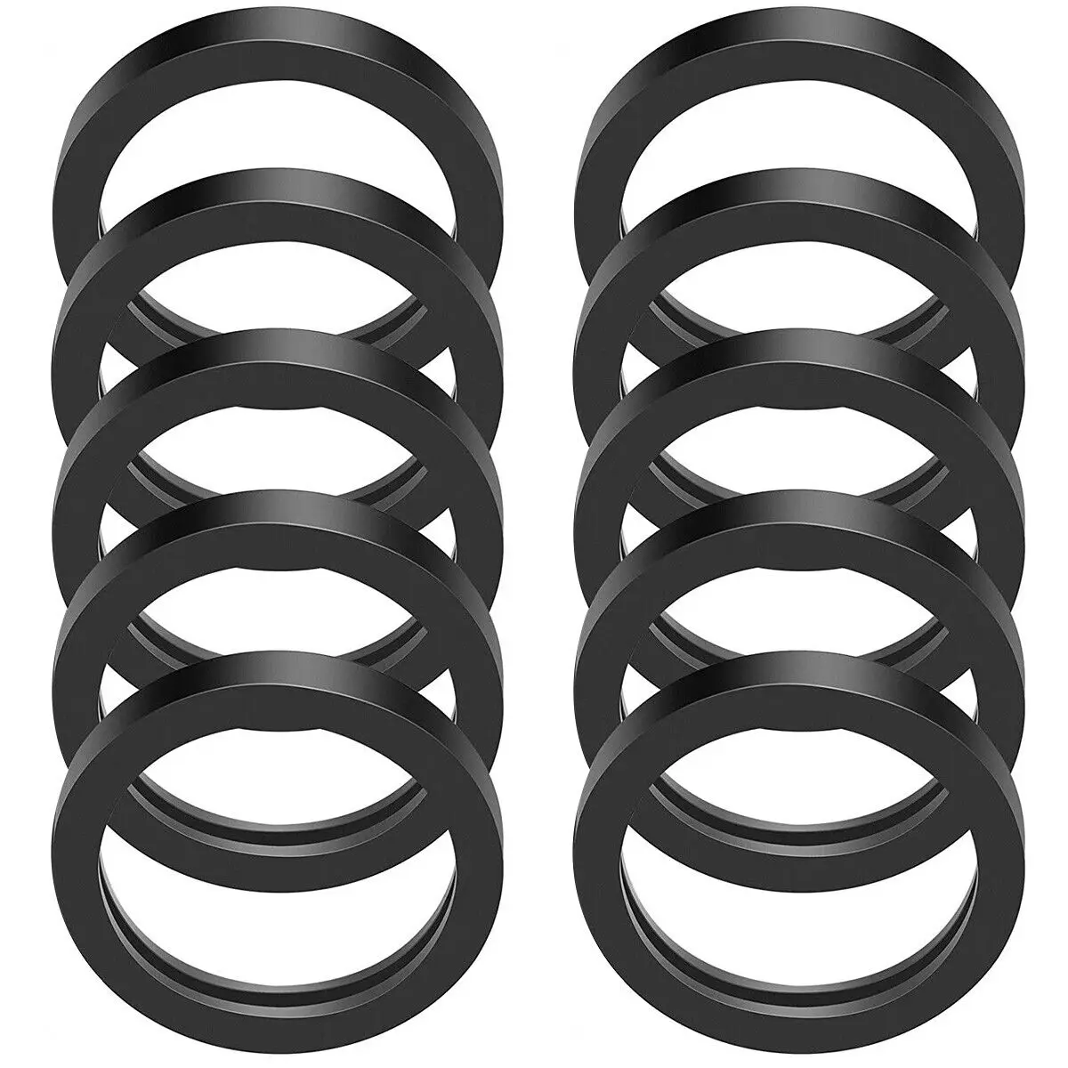 

10Pcs/set Gas Can Spout Gasket Seals Rubber Black Ring Can Gaskets Fuel Washer Seals Spout Sealing Rings Replacement Gas Gasket