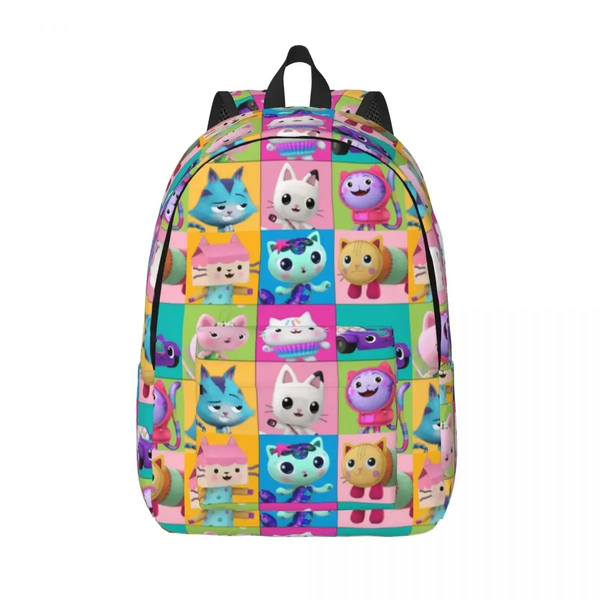 

Gabby's Dollhouse Anime Cartoon Backpack for Men Women Cool High School Business Daypack College Canvas Bags Durable