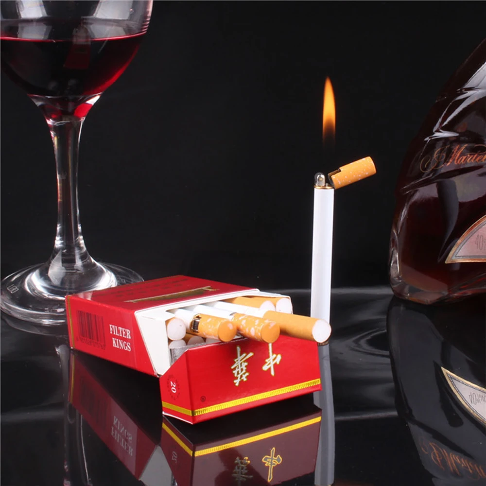 

Hot Creative Simulation Cigarette Lighter Personalized Portable Unusual Kerosene Lighter Men's Gift