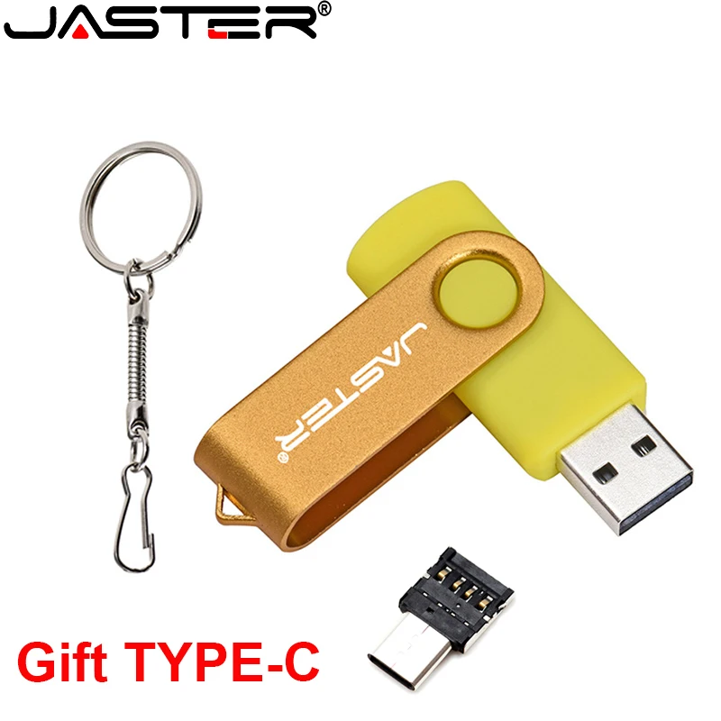 

Free Key Ring Mental USB Flash Drive memory stick pen drive USB Pendrive Rotatable USB Flash Memory Stick usb key Black color