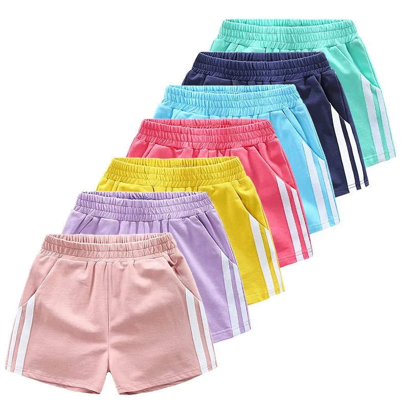 Boys Shorts Summer Children Short Fashion Casual Candy Color Soft High Waist Sports Loose Cotton Shorts Hot Pants