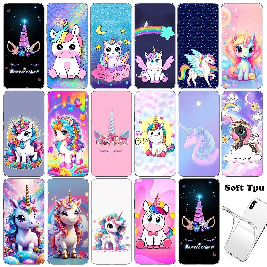 Unicorn Horse Silicone Phone Cover - Soft and Durable Case