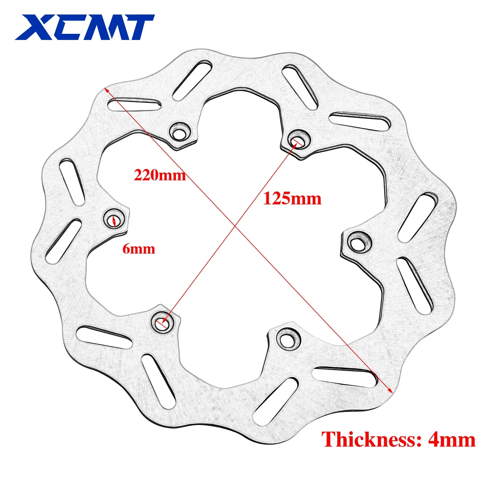 Motorrad 220MM 260MM Vorne und Hinten Bremsscheibe Stahl Rotoren Disk Für KTM SX SXF XC XCF XCW EXC EXCF Husqvarna FE TE FC TC FX TX – Detail 3