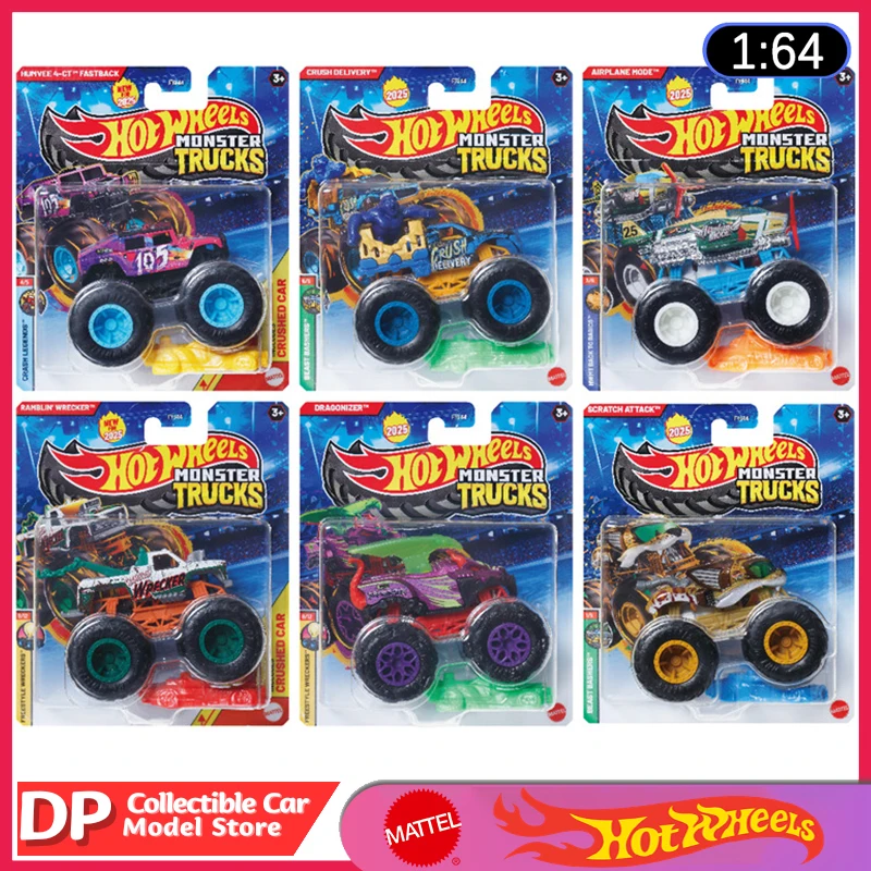 新しい 2025 ホットウィール モンスター トラック G/F ケース 16