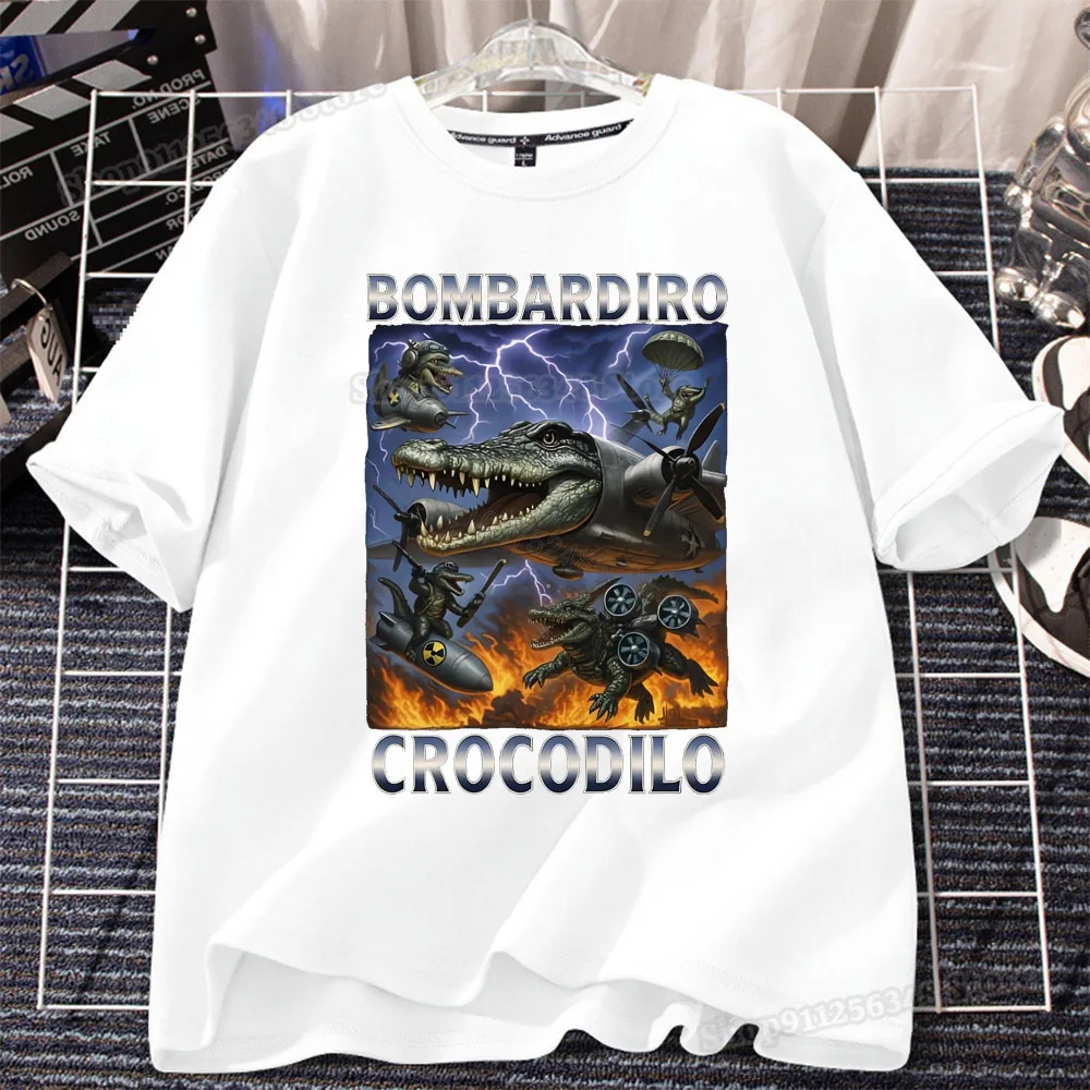 Italian Brain Rot Funny Meme T-Shirt for Kids – Summer Cotton Children's Clothing Gift