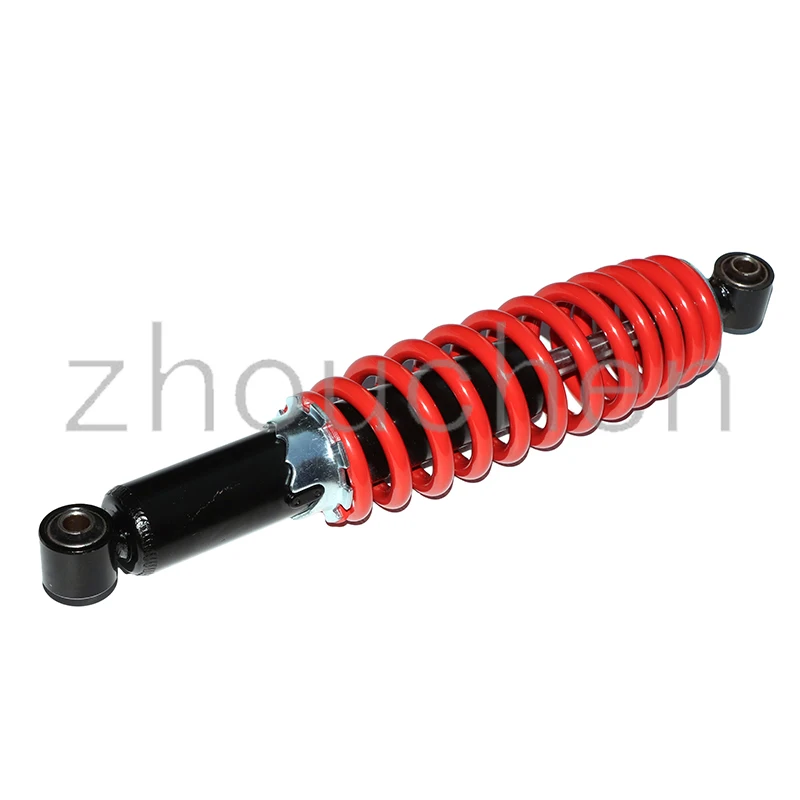 Schokdemperset Honda MT50 / MT80 Zwart/Chroom( Volledig Ori Look!) HMS - Honda M Onderdelen