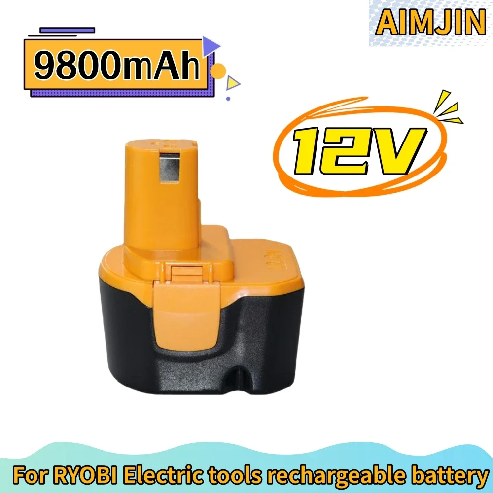 

For Ryobi 12V 9800mAh NiMH Battery Replacement Safety Compatible B-8286 BPT1025 RY-1204