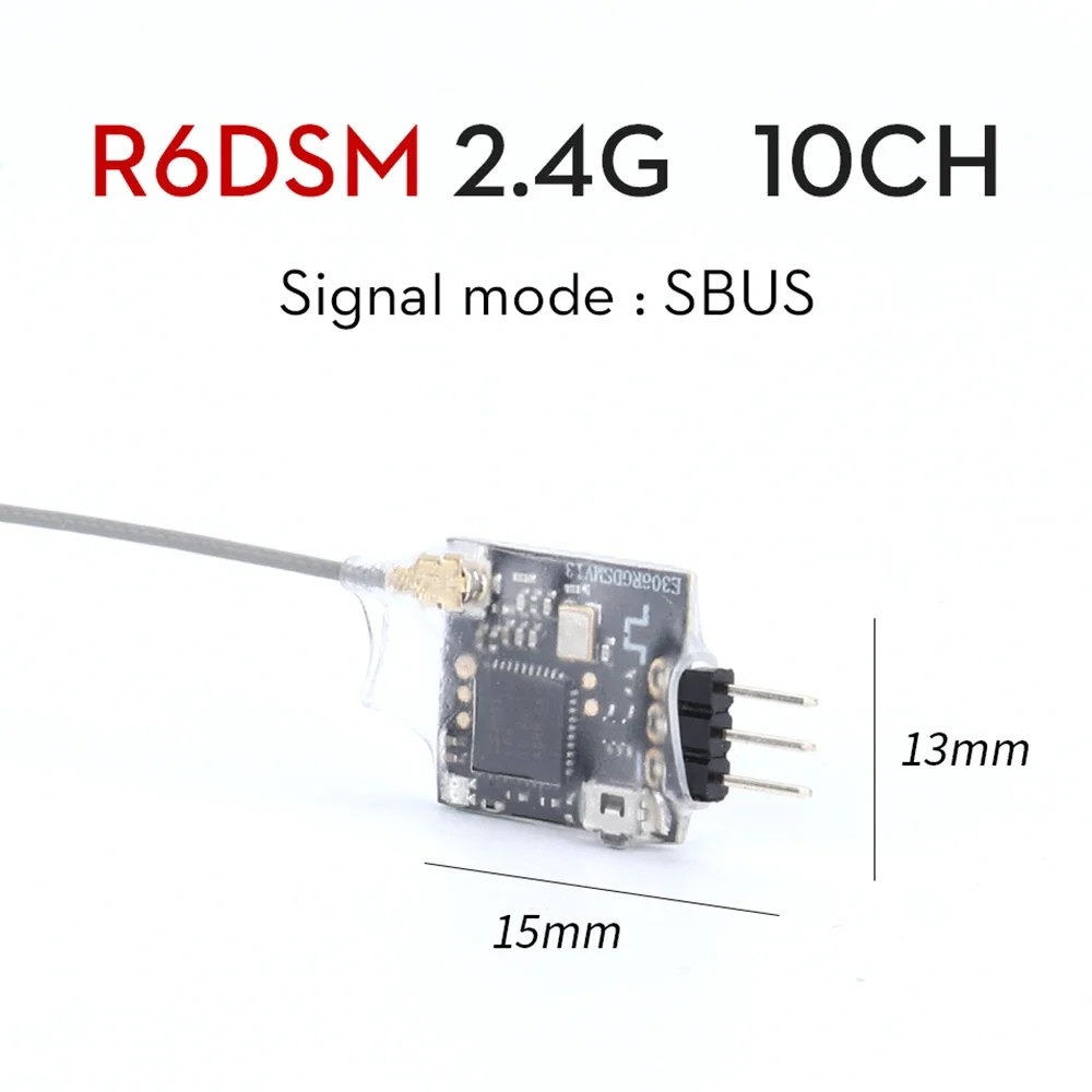 Radiocommande Flysky 2.4GHz R12DSE ouverte montrant les circuits internes et les piles