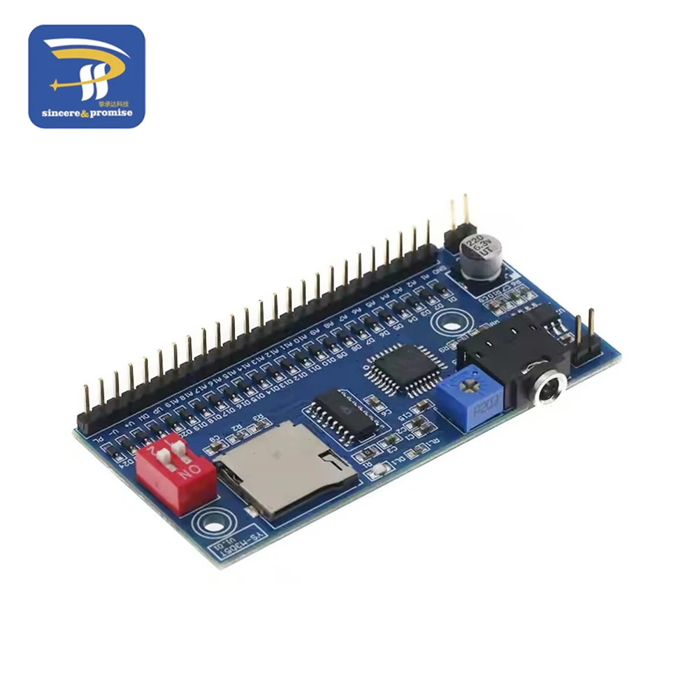 Enhanced MP3 Trigger Voice Player Module for DIY Projects and Advertising