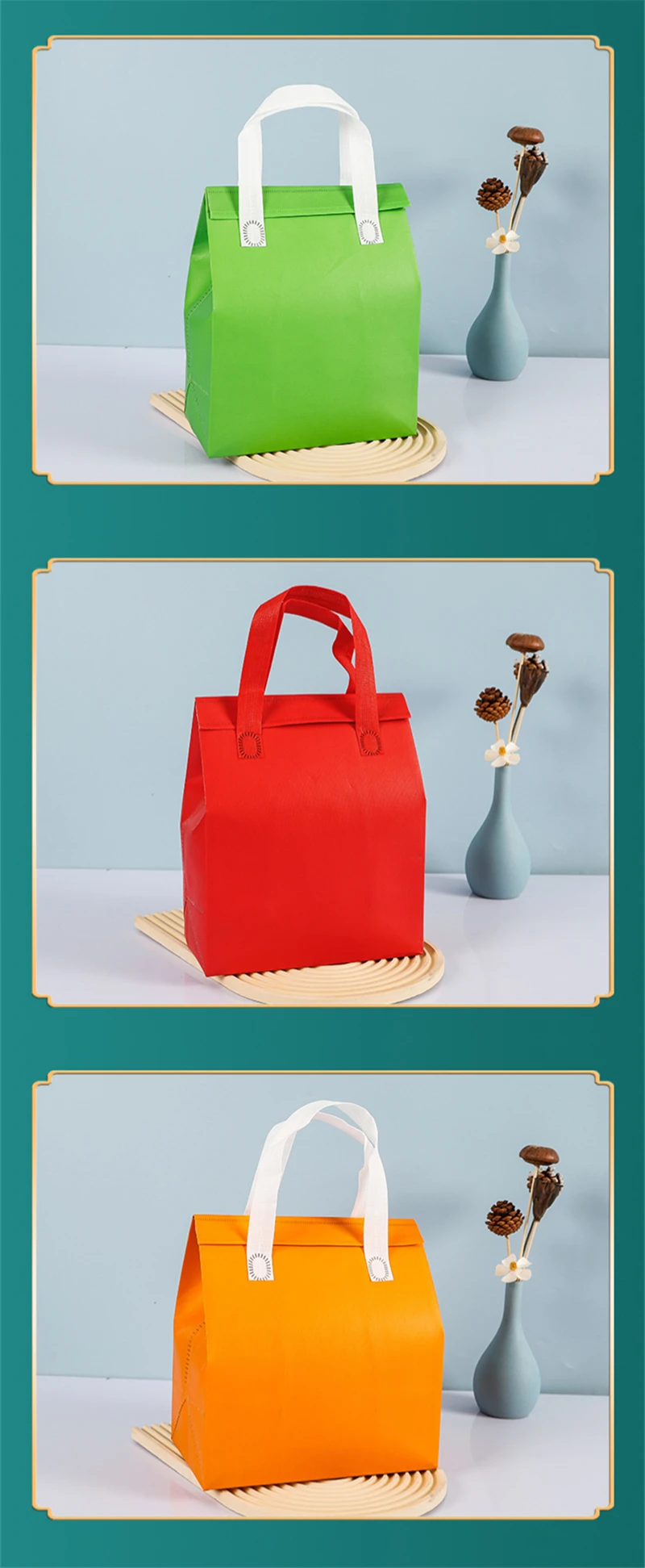 Waterproof Takeaway Thermal Insulated Bag – Reusable Cooler Tote for Food and Beverage ... - SKU WTIB1605 - UGI Packaging