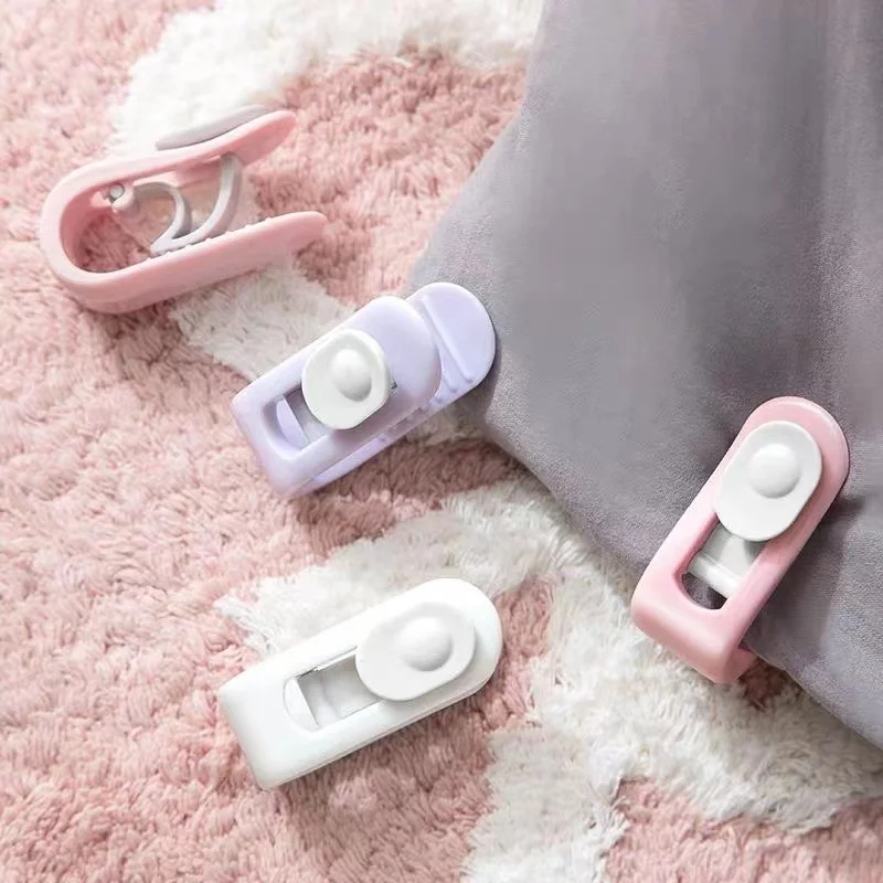8/4pcs Non-slip Duvet Quilt Holder Clips Bed Sheet Quilt Cover Blanket Plastic Fastener Clip Bed Sheet Fixer Bedroom Accessories - AliExpress
