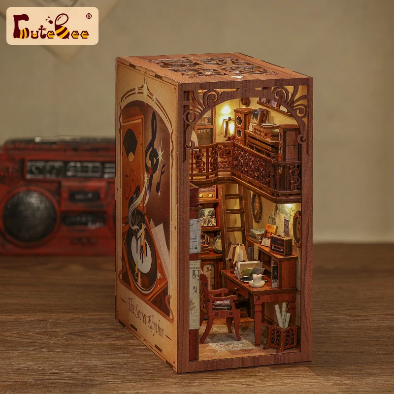 CUTEBEE DIY Book Nook Kit Miniature Book Model Harry Potter Building Magic