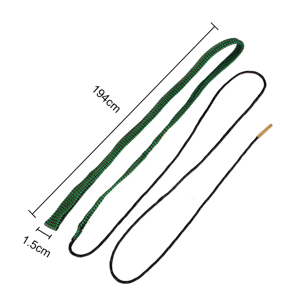 Kit di Pulizia per Fucili da Caccia, Corda per Calibro 22, .223, .38, 5.56mm, 7.62mm, 12GA, Pulitore per Canne di Fucili - immagine 5