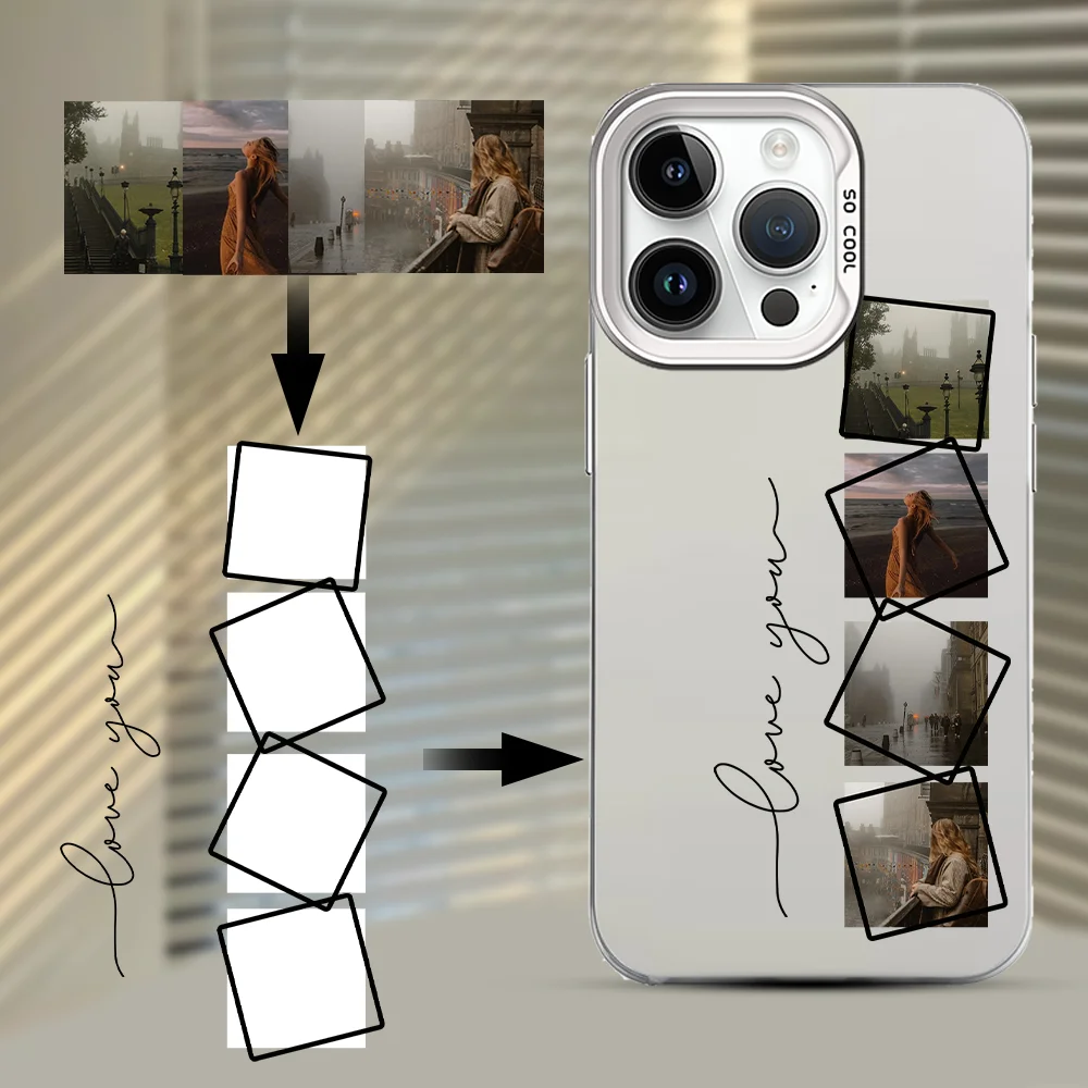 Customizable Multi-Photo Phone Case Cover