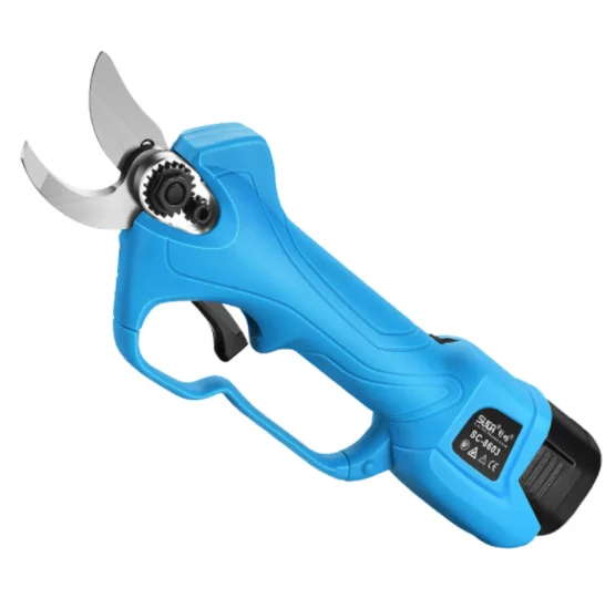 Electric Pruning Shears Garden Scissors Fruit Tree Bushes Trimmer With High Altitude Extension Pole