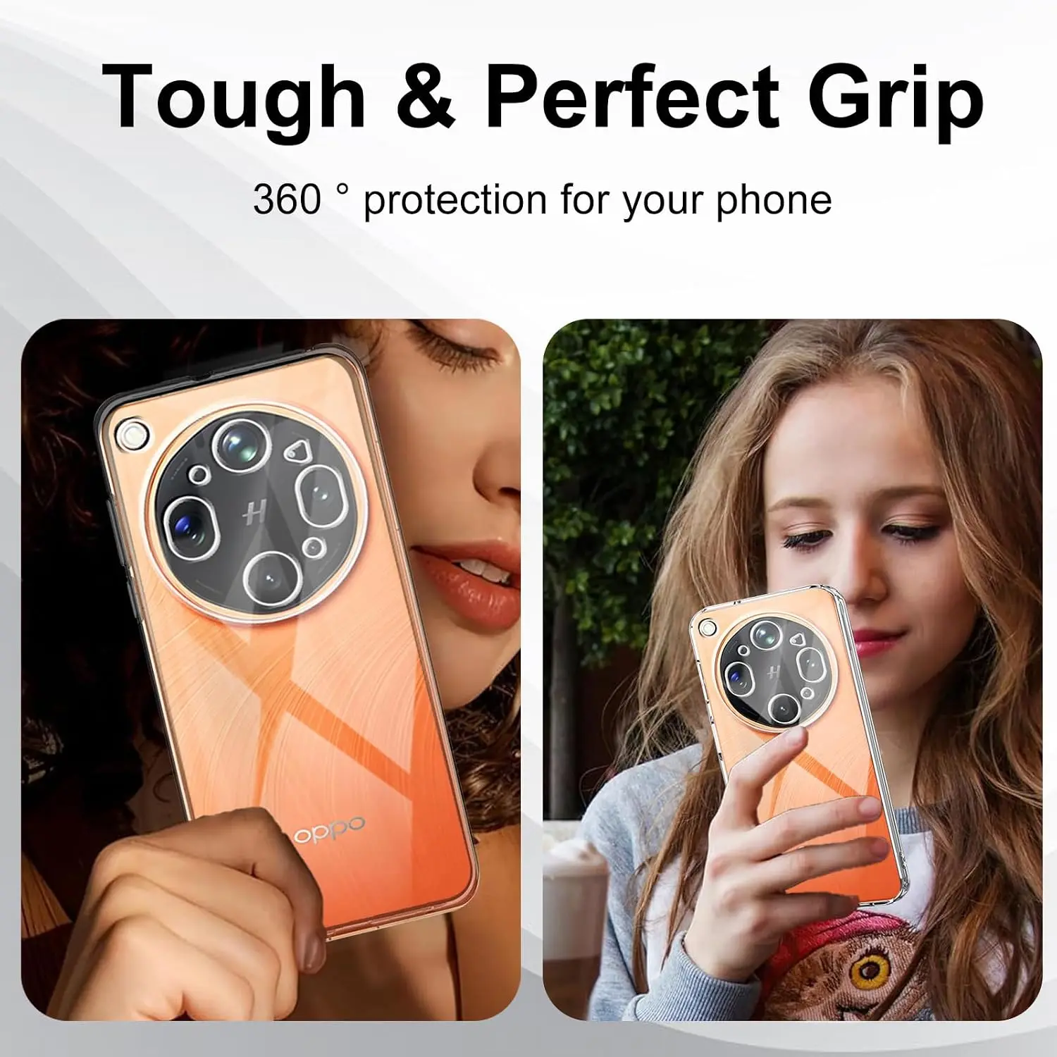 Ultra Slim Transparent TPU Phone Case with Camera Protection