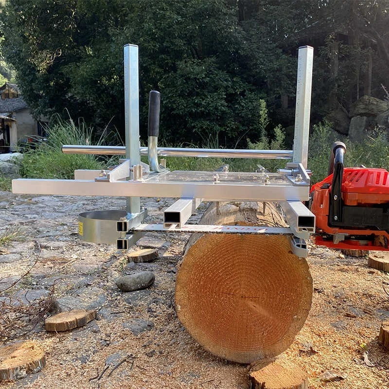 Industrial Grade 48" Portable Chainsaw Mill Horizontal Band Saw for Woodworking for Builders