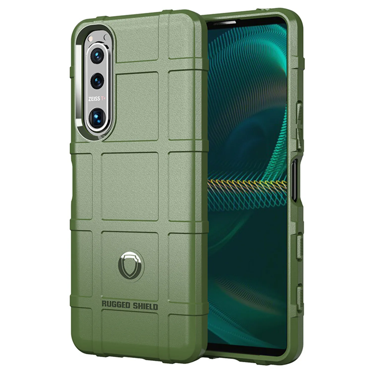 Armor Shield Anti-Knock Matte Back Cover for Sony Xperia 5iii - Durable Rubber Phone Case