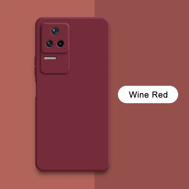 Original Square Liquid Silicone Soft Camera Protective Cute Phone Case