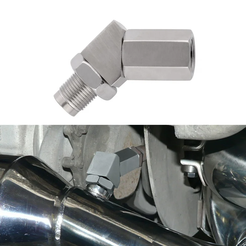 o2 sensor Mini Catalyst converter spacer bung for rear sensor,not remove main Exhaust Catalyst,Check engine light FIX 3