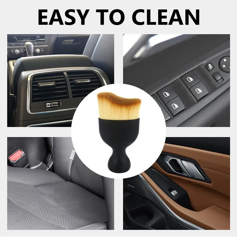 

Car Air Outlet Cleaning Brush Dashboard Air Conditioner Detailing Dust Sweeping Tools Auto Interior Home Office Duster Brushes