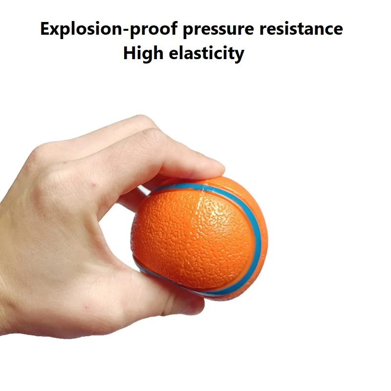 Balle jouet résistante pour animaux de compagnie, balle à mâcher pour chiots, balle élastique solide, accessoires pour animaux de compagnie GWFD09_voghion.com