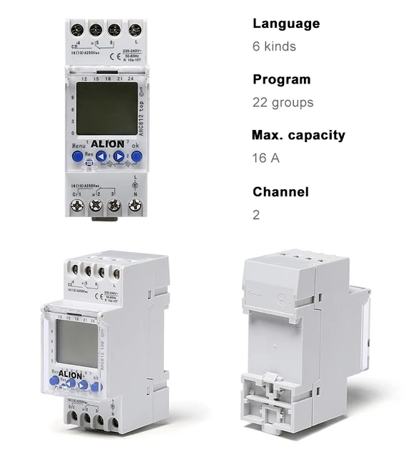 Reloj Temporizador Cuadro Electrico Interruptor Horario Perry - Main Image