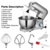 1400W Silver Kitechen Aid mixes with three accessories 4