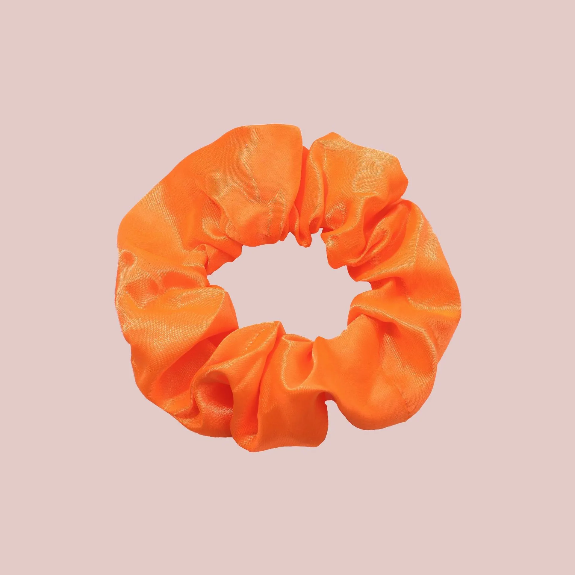 1 stück 40 farben Satin Scrunchies Mädchen Elastische Haarbänder Pferdeschwanz Halter Krawatten Gummibänder Mode Frauen Zubehör Solide – Detail 7