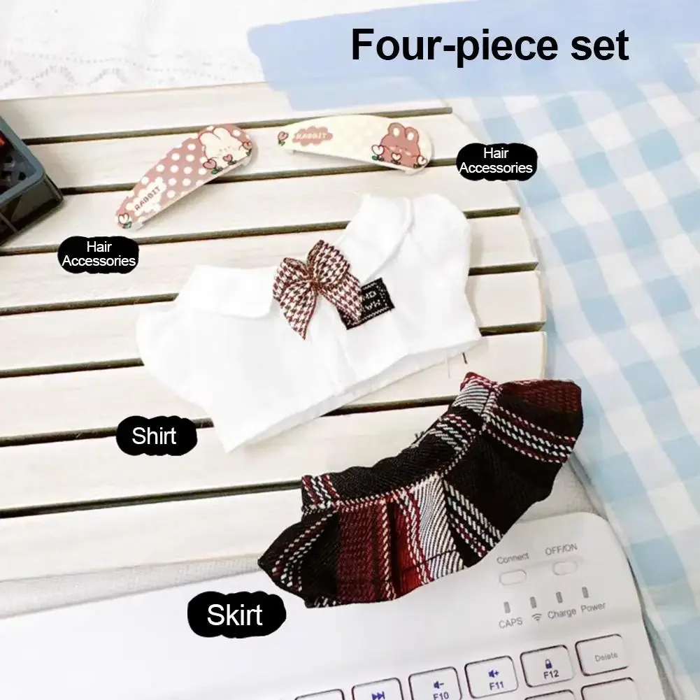 Ropa Navideña Para Muñecas De 17 Cm – 3 Piezas De Accesorios, Conjunto De Disfraces Para Peluches, Ideal Para Coleccionistas Y Regalos