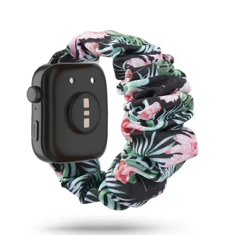 Elastic Nylon Loop Band with Metal Connector for Smartwatch - Adjustable Replacement Bracelet Strap