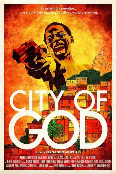 Hot Rare Movie City of God 2002 Art SILK POSTER Wall Art Home