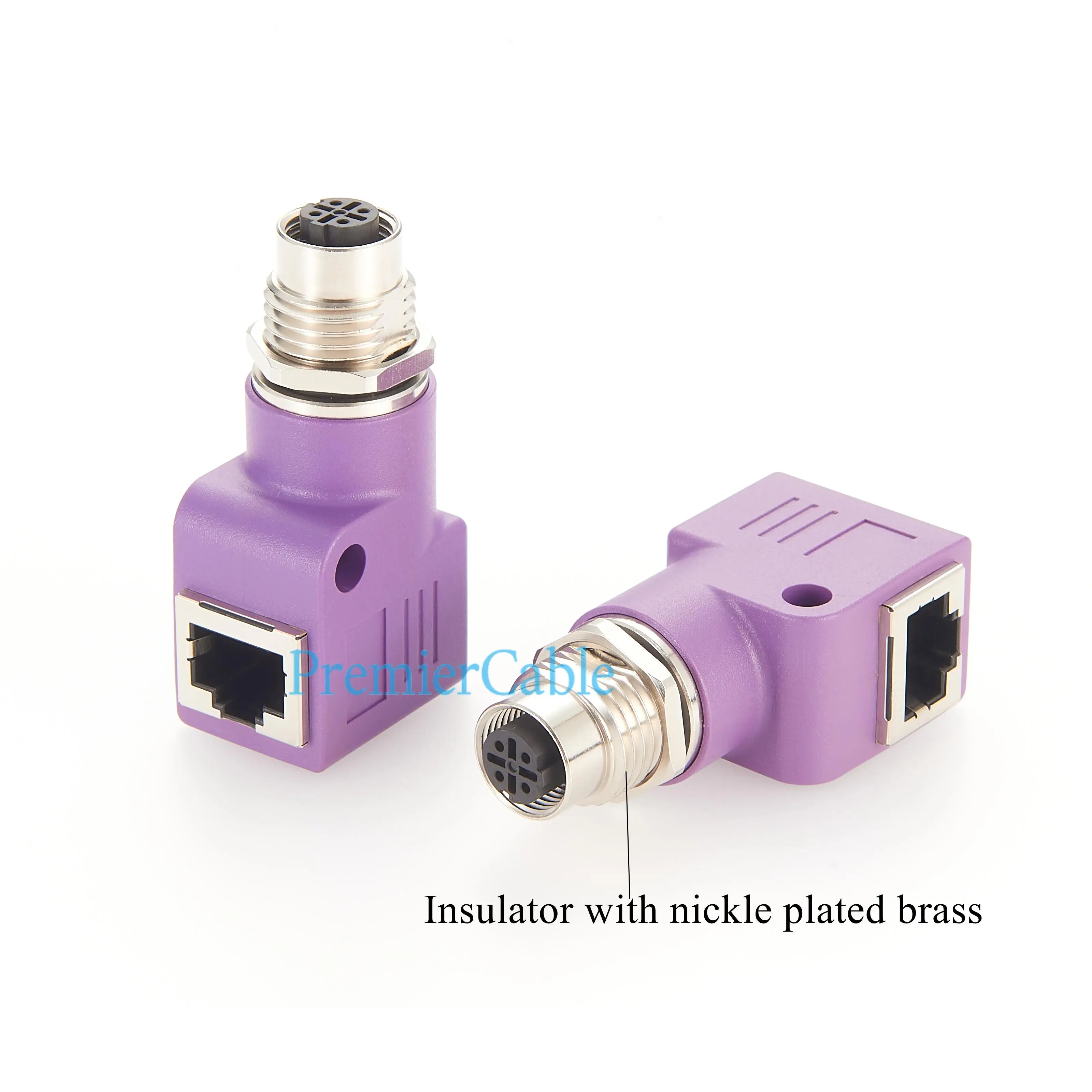 4-Pin 8-Pol A X D Kodierung M12 zu RJ45 Adapter Stecker-Buchse-Verbinder Ethernet Profinet zu M12 4-Pin D-Code 8-Pin A-Kodierung – Detail 12