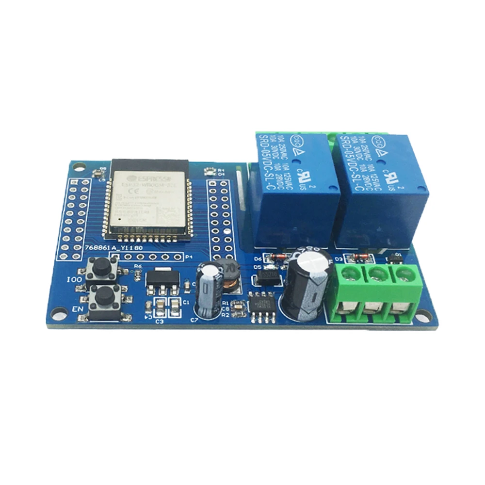 5v 2-channel wifi relé módulo ESP32-WROOM desenvolvimento