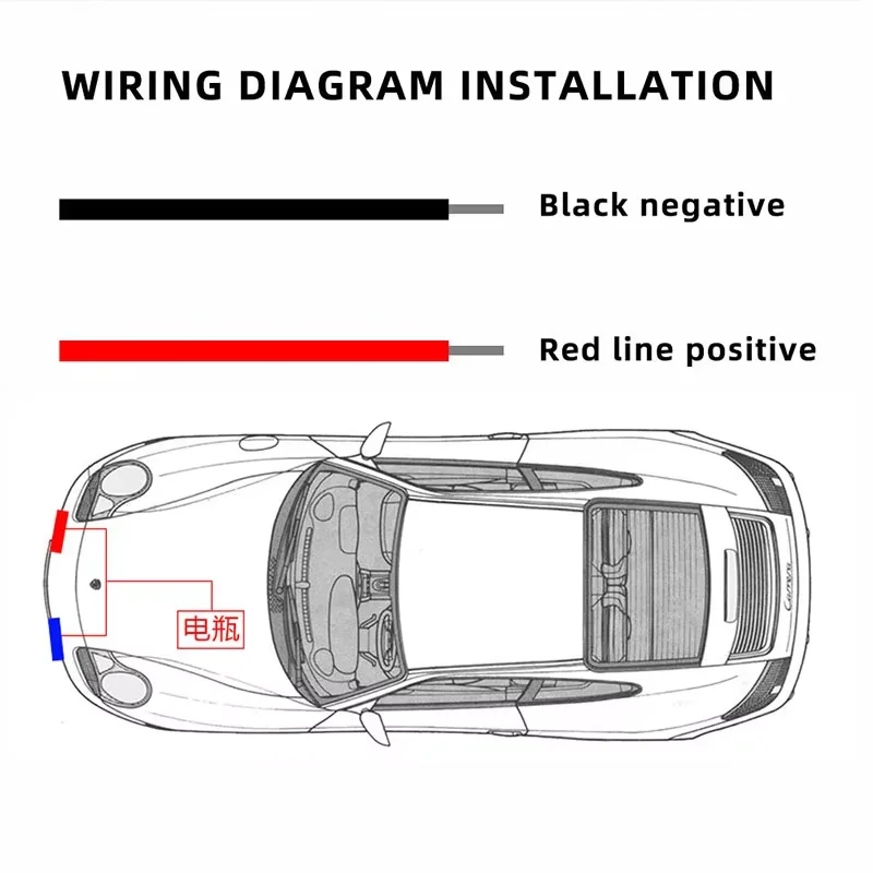 Car Front Grille Strobe Police Lights 4 In 1 Red Blue Flash Warning Emergency Lamp Wireless Remote Control for Truck Van