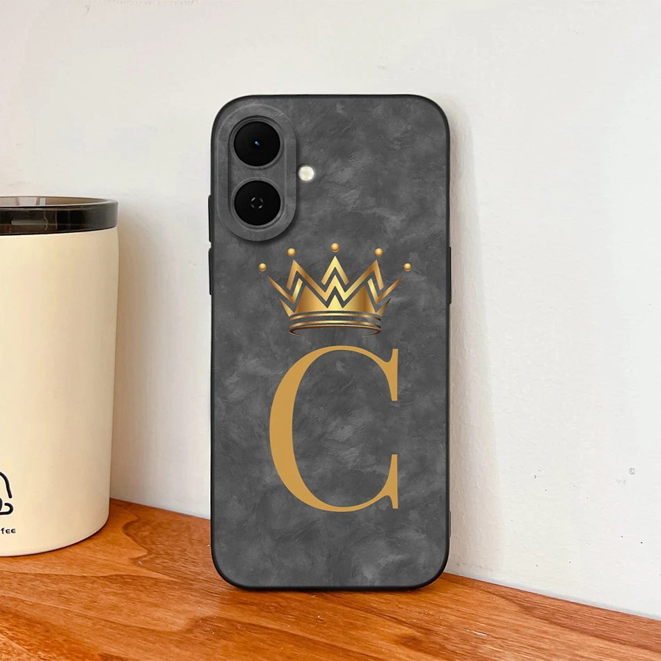Creative Letters Soft Liquid Silicone Anti-Drop Phone Case with Camera Coverage