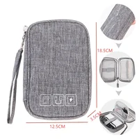 Waterproof Cable Storage Bag, Digital Electronic Organizer Portable USB Data Line ChargerPlug Storage BagTravel Cable Organizer - Image 3