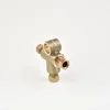 1 Set 3 Way Brake T Piece Tee With 3 Male Nuts Short Union Metric M10 For Use With 3/16" Brake Pipe Car Accessories