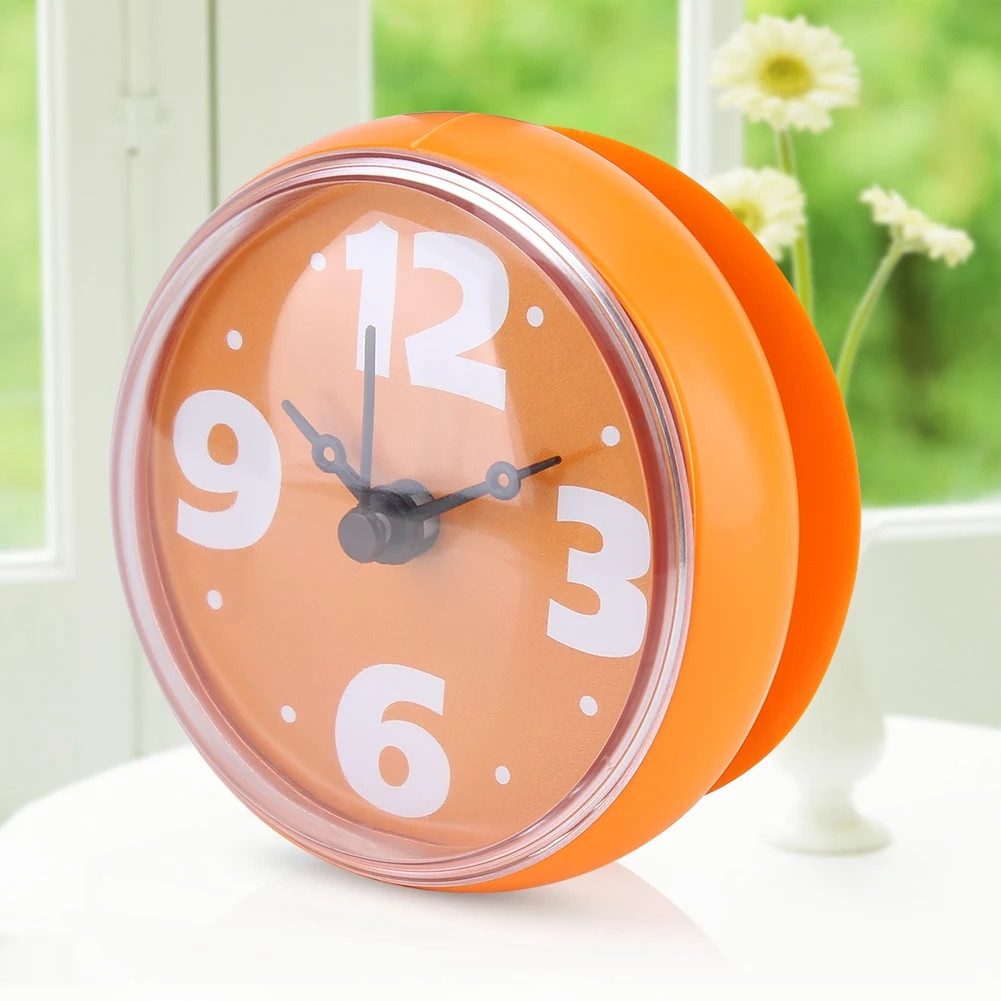 Bathroom Clock Shower Clock Waterproof Suction Wall Window Mirror Bath Shower Bathroom Accessories Waterproof wall clock digital clock