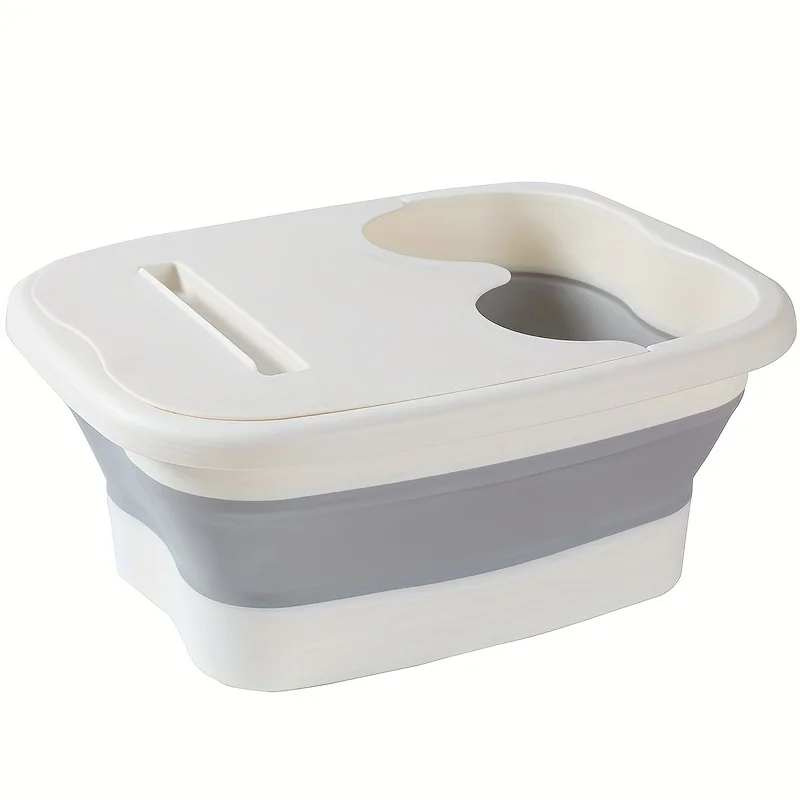 Foldable Foot Soaking Bucket Foldable Foot Soaking Bucket Portable Multi functional Soaking Massage Spa Pot Water Container