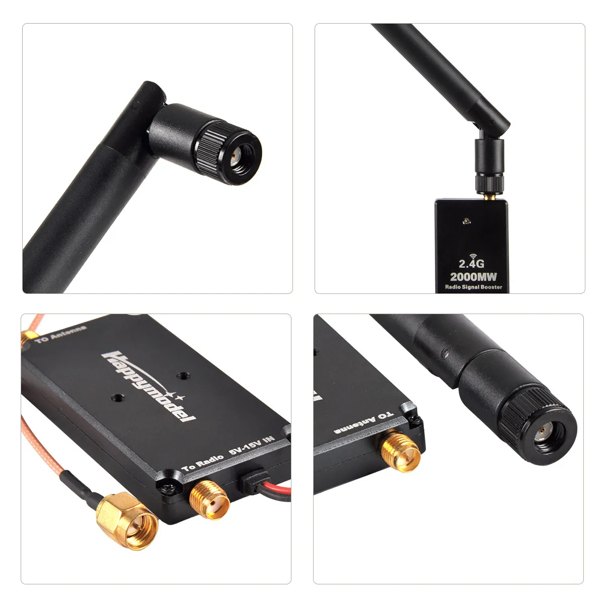Amplificateur RF 2W 33dBm 5-15V pour RC Drone
