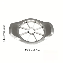 Stainless Steel Comfort Handle Apple and Vegetable Slicer (Silver)