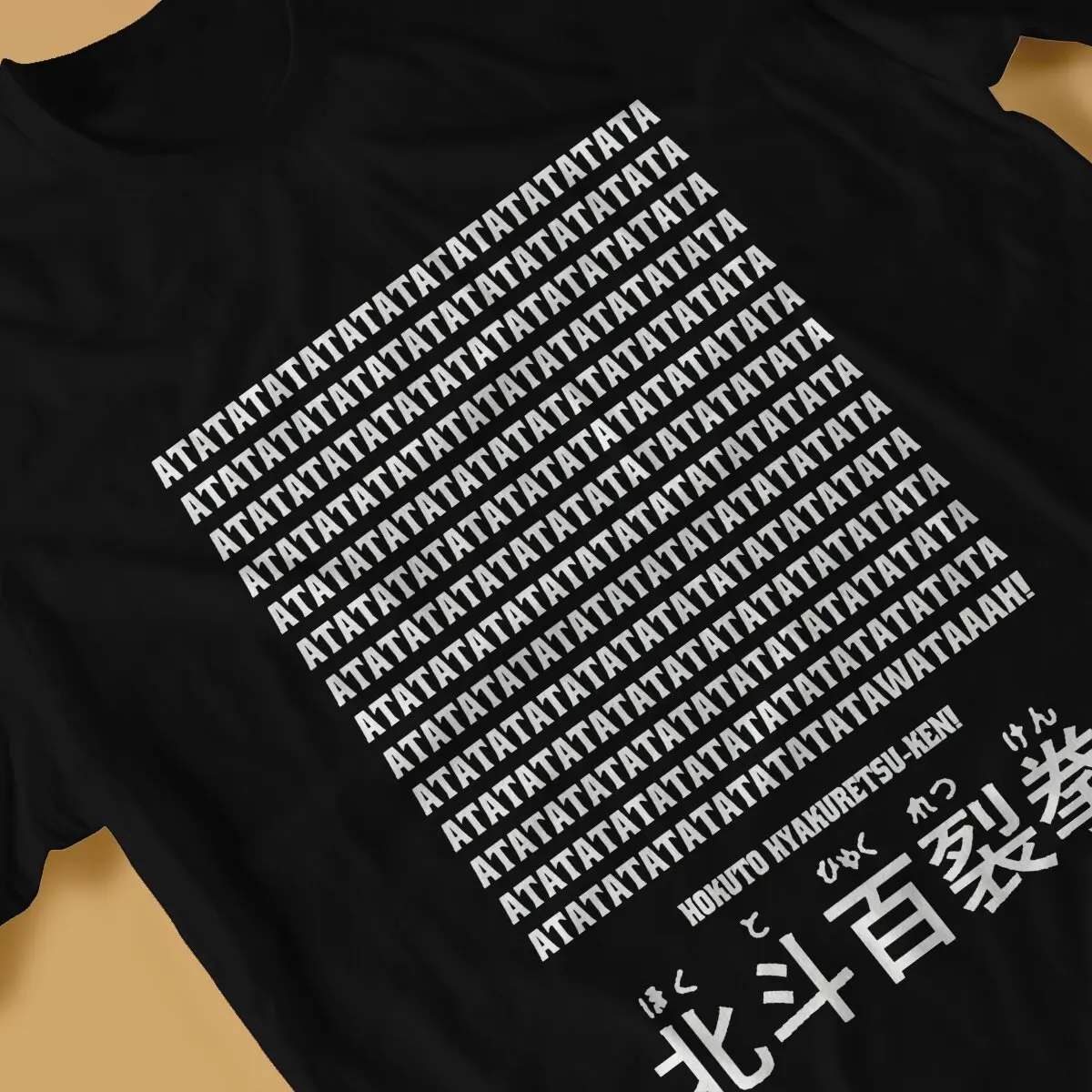 Fist of North Star Kenshiro Hundred Crack Fist T Shirt Harajuku Grunge Men's Tshirt Polyester Men Clothes