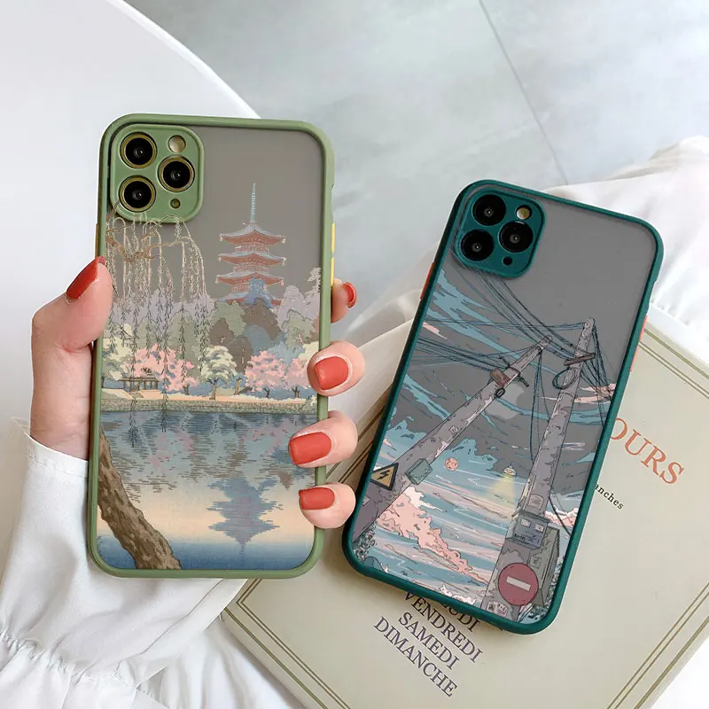 Japanese Anime Landscape Phone Case - Cartoon Scenery Cover