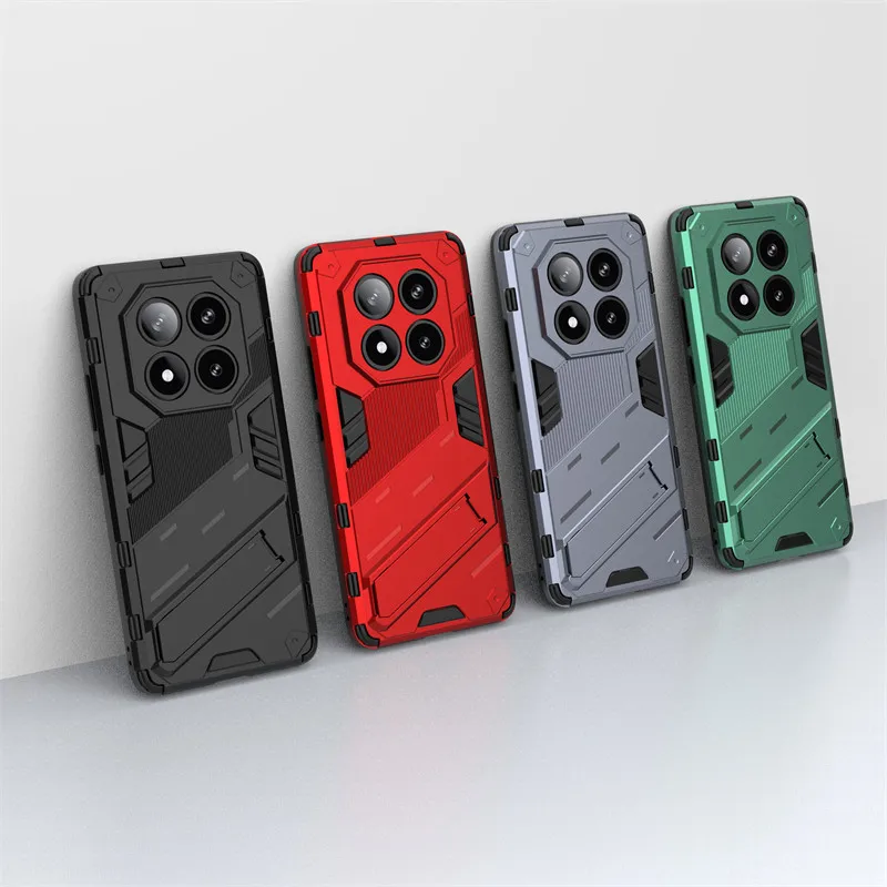Armor Shockproof TPU Stand Holder Phone Case - Durable Back Cover