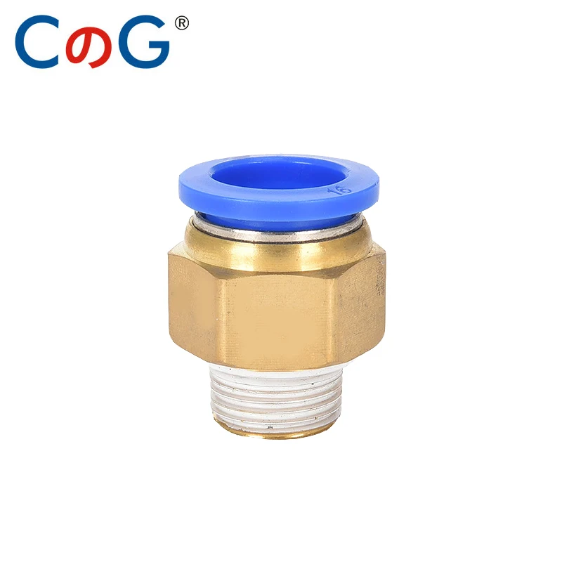 Pneumatic Fitting Connector 10PCS PC Air Quick Connecors 4/6/8/10mm Thread 1/8" 1/4" 3/8" 1/2" Hose Quick Couplings
