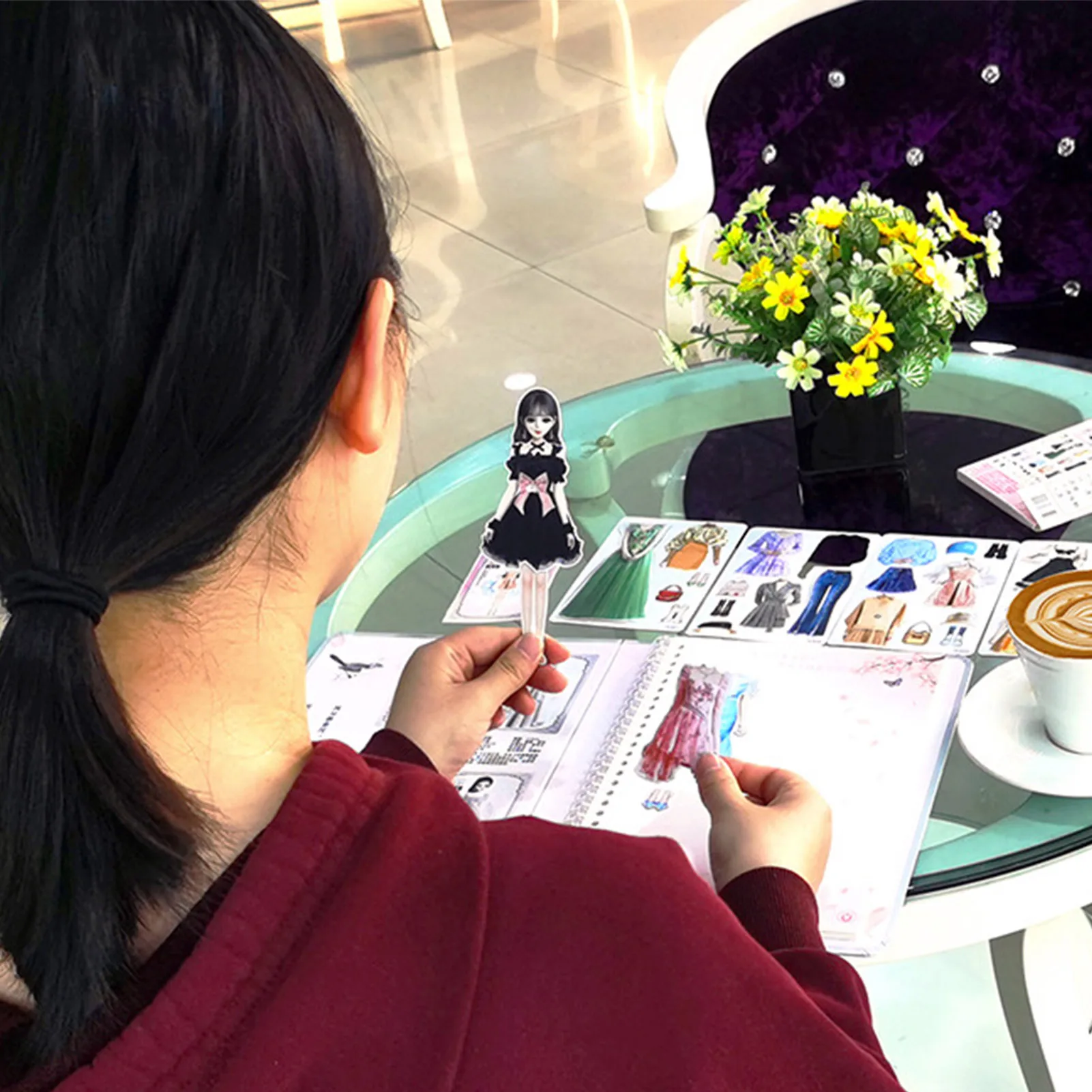 Magnetic Princess DIY Dress-Up Stickers Toy Portable Stickers Toys Set Educational Toy for Kids Girls Birthday New Year Gift decorative stickers,decorative labels stickers,stationery stickers,self adhesive stickers,adhesive stickers,cartoon stickers,cartoon sticker,magic stickers,diy scrapbooking accessories