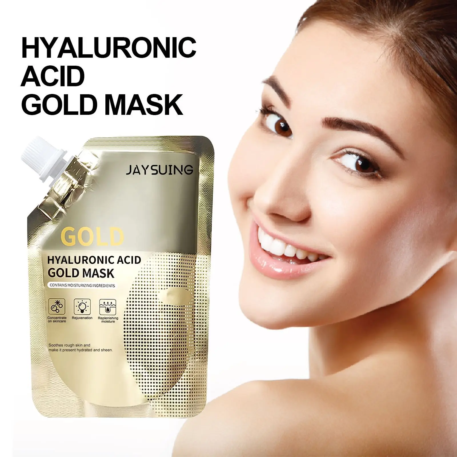 Retinol Gold Mask Anti Aging Lifting Firming Oil Control Clean Pore Rejuvenating Moisturizing Whitening Collagen Peel Off Masque
