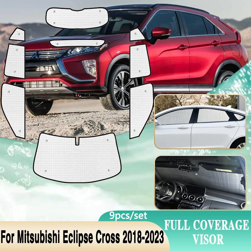 For Mitsubishi Eclipse Cross Car Windshield Sunshades Sun UV Protection Visor Windows Accessories