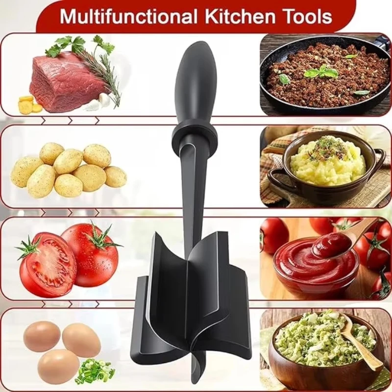 Meat Cutters Grater Tools Burger Crusher Tools Meat Grinder Kitchen Food Masher Potato Shredder Meat Separator Tools,Meat Grinder,Meat Shredder